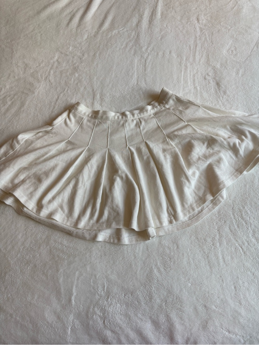 Urban Outfitters Cream Circle Skater Skirt